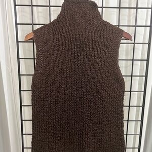 VINTAGE CIRCA 1986 EXPRESS Hand knit sweater in ultra rich Chocolate! EUC